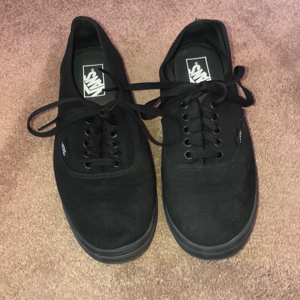 All black vans